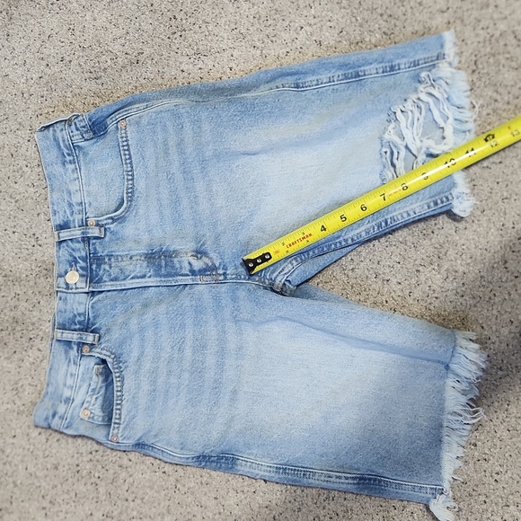 New We The Free Big Sur Coast boyfriend short Button Up Fly Women's size 25 - Picture 8 of 14